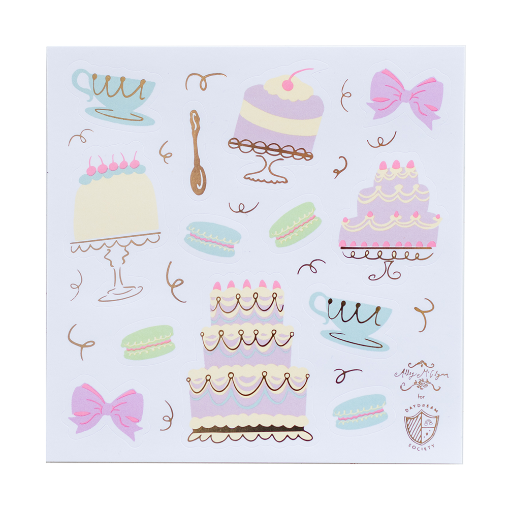 Party Sticker Sheets - Choose from 32 Styles