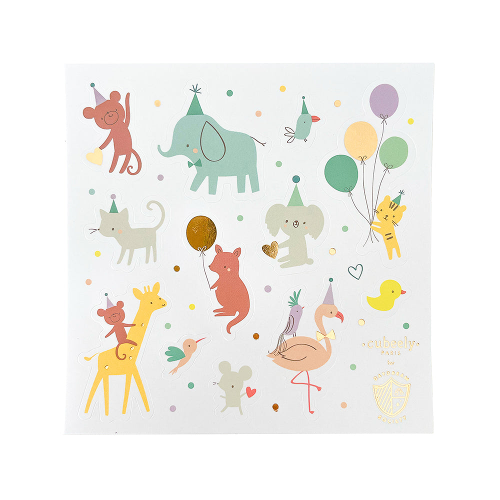Party Sticker Sheets - Choose from 32 Styles
