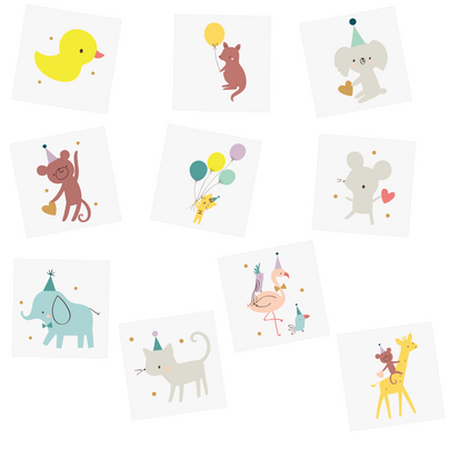 Little Celebrations Temporary Tattoos - Party Pack of 24, Daydream Society