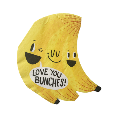 Bananas For You "Love You Bunches" Large Napkins, Daydream Society