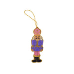 Pink & Purple Beaded Nutcracker Ornament, Daydream Society
