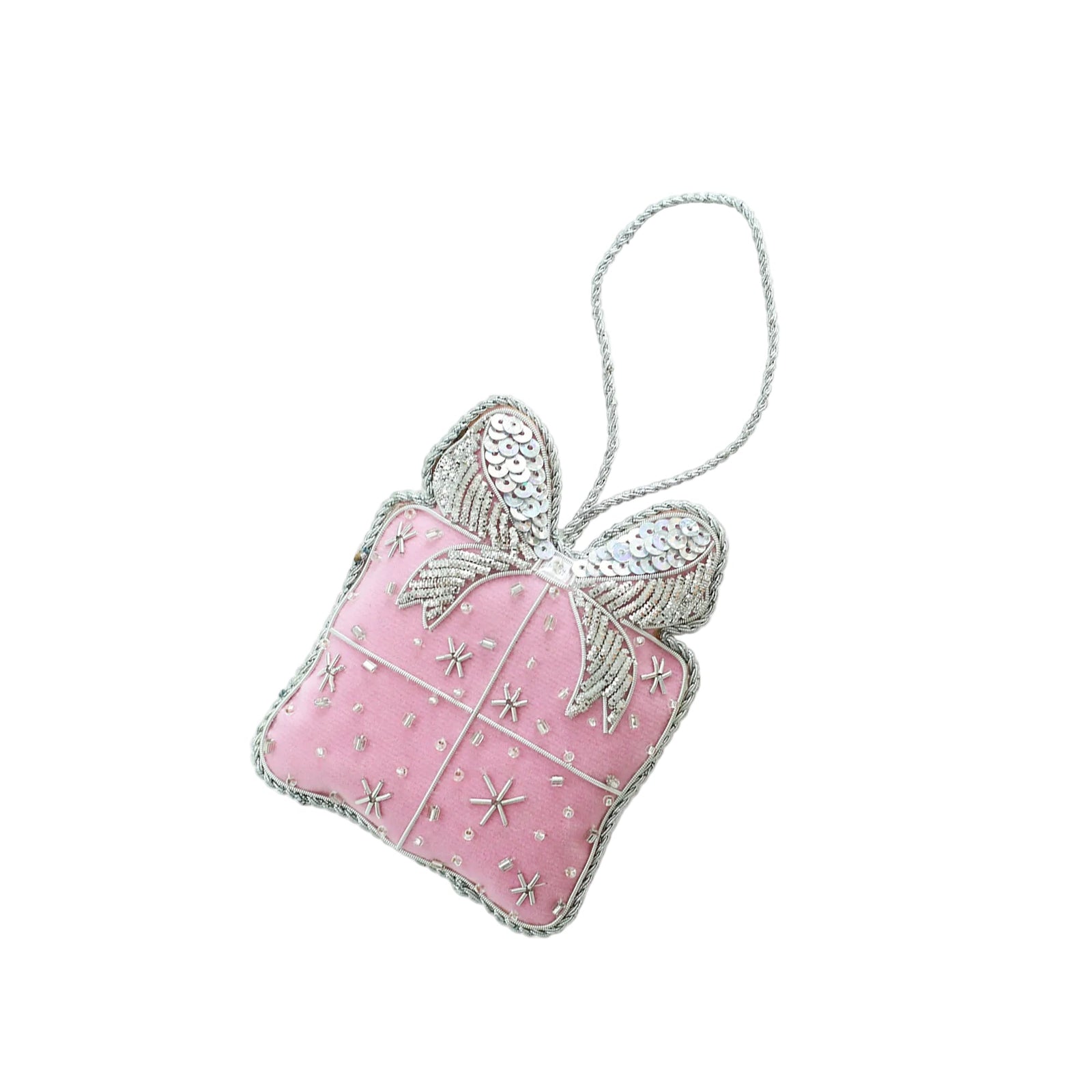 Pink Present Ornament, Daydream Society