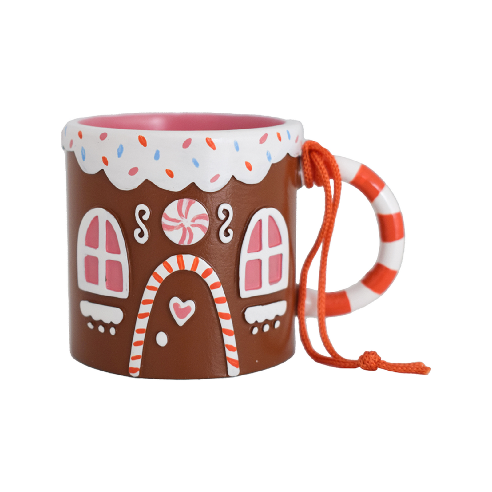 Baking Spirits Bright Gingerbread House Mug Ornament, Daydream Society
