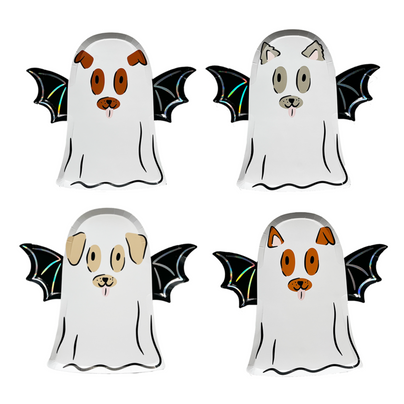 Trick or Treat Street Dog Ghost Large Plates, Daydream Society