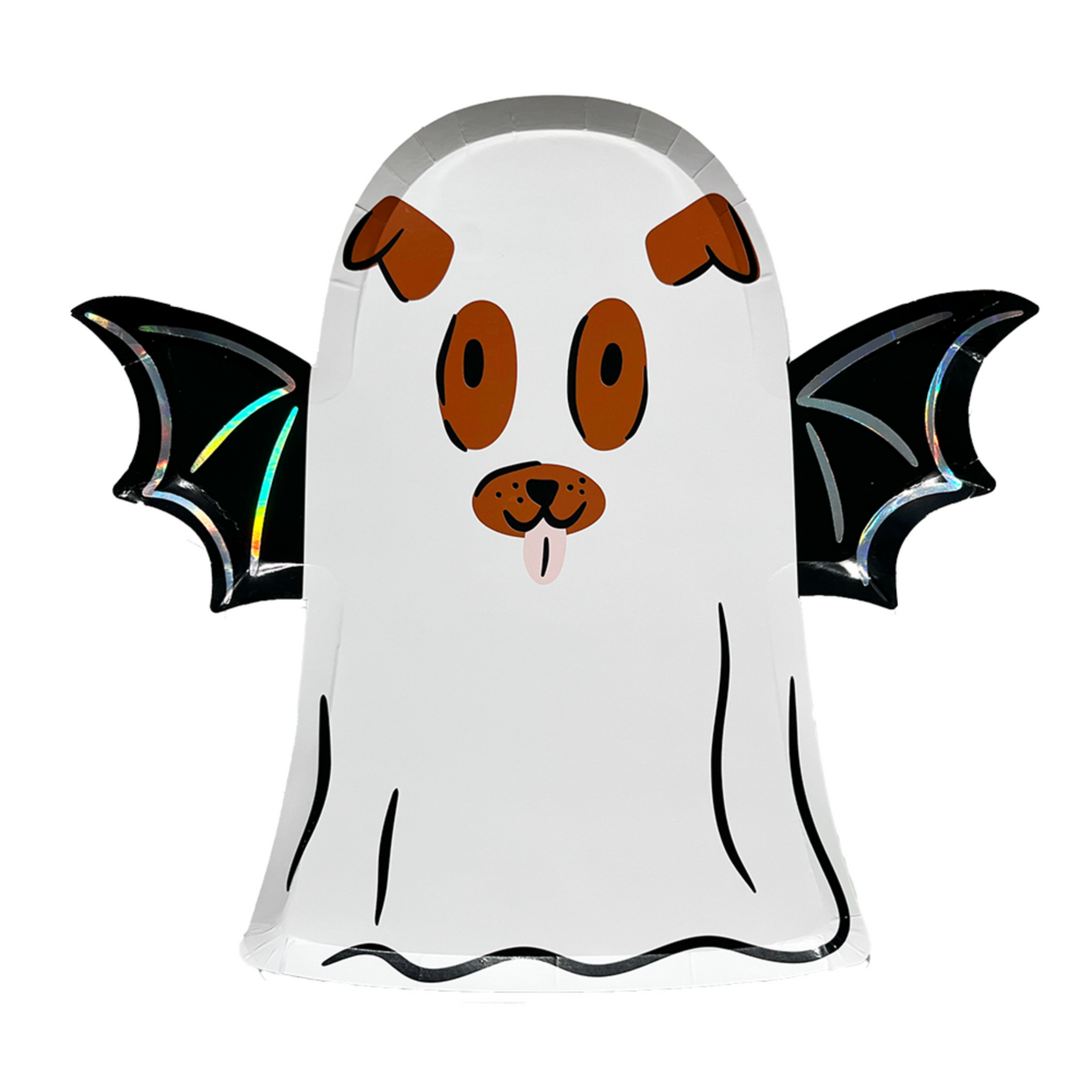 Trick or Treat Street Dog Ghost Large Plates, Daydream Society