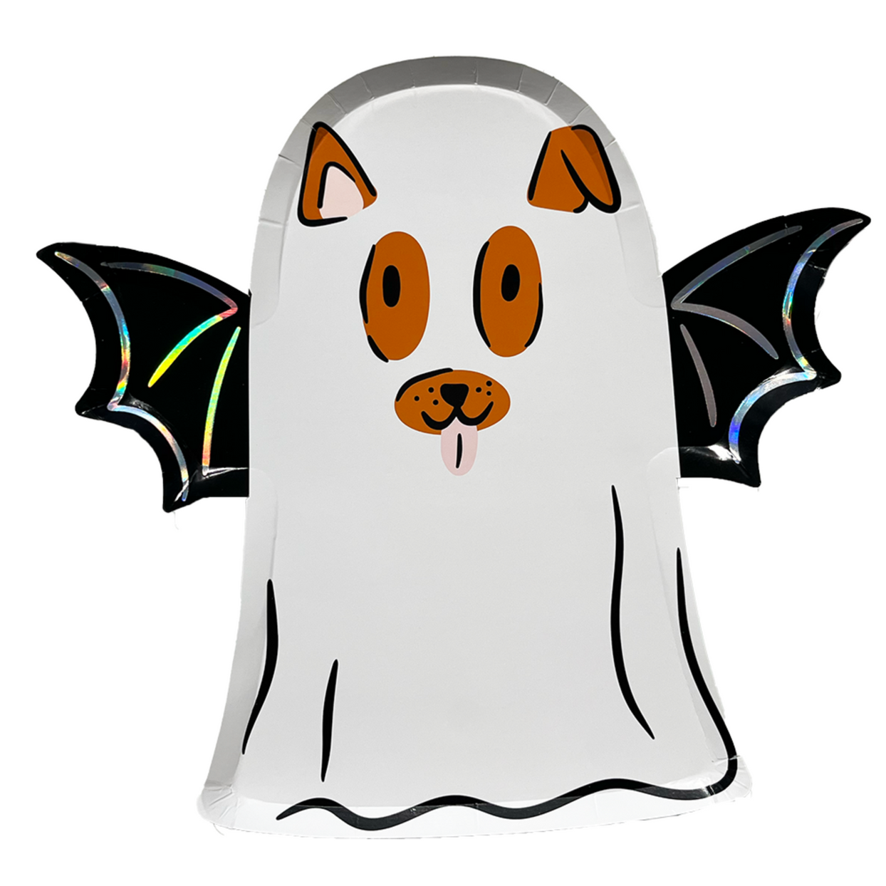 Trick or Treat Street Dog Ghost Large Plates, Daydream Society