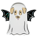 Trick or Treat Street Dog Ghost Large Plates, Daydream Society