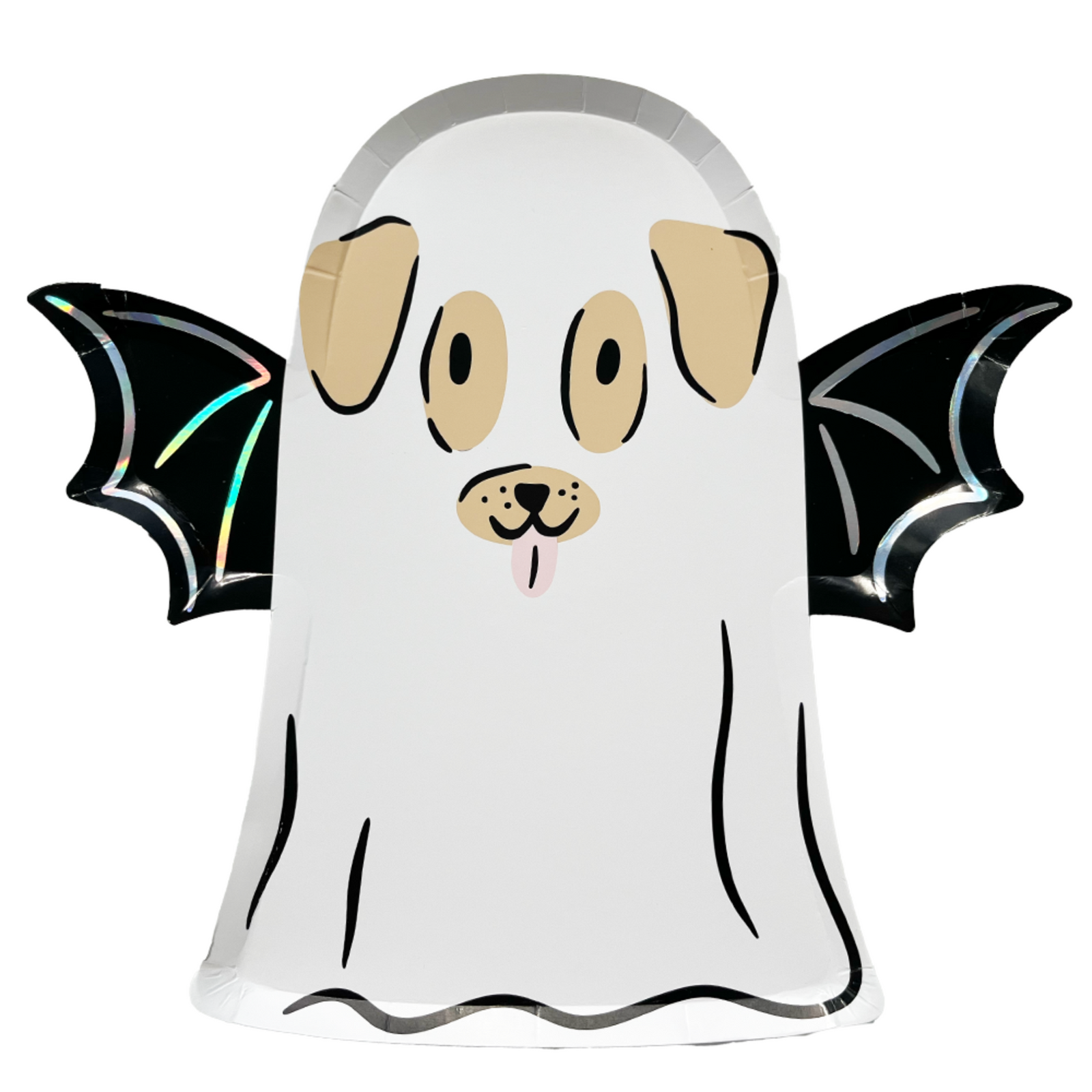 Trick or Treat Street Dog Ghost Large Plates, Daydream Society