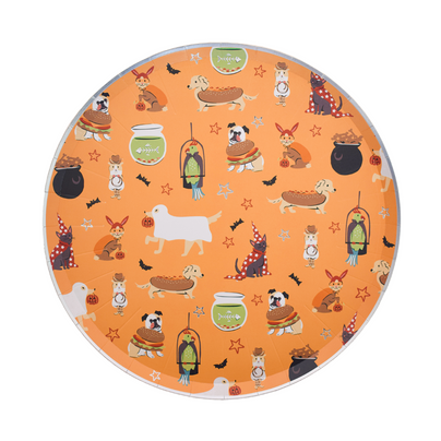 Trick or Treat Street Pets in Costume Large Plates, Daydream Society