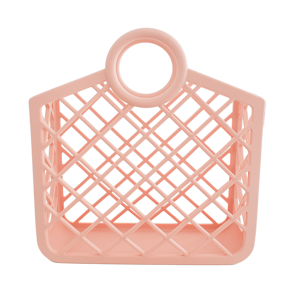 Seaside Pink Silicone Basket, Daydream Society