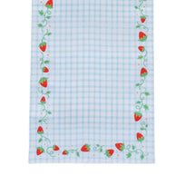 Strawberry Picnic Gingham Table Runner, Daydream Society