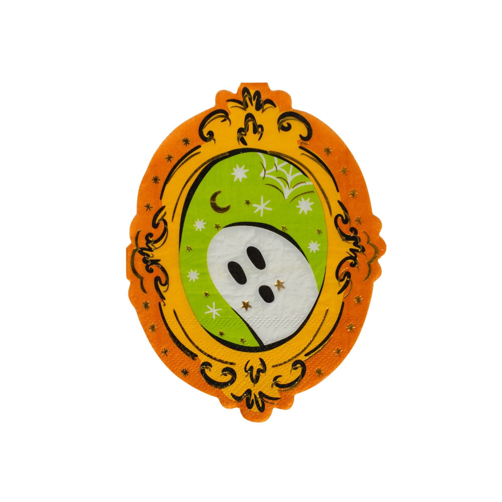 Monster Mash Die-Cut Ghost Frame Guest Napkins, Daydream Society