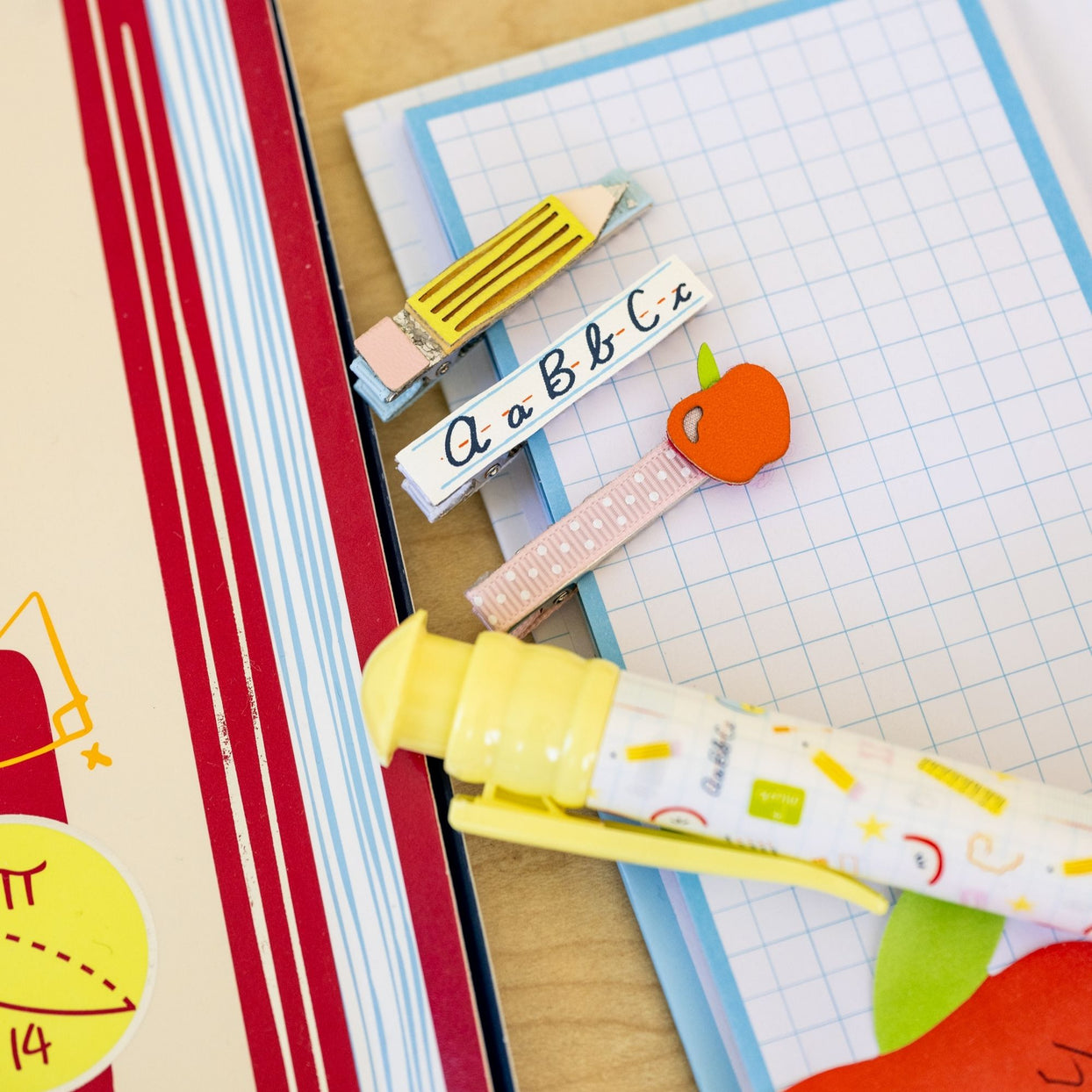 Smarty Pants ABC Hair Bar Clip Set