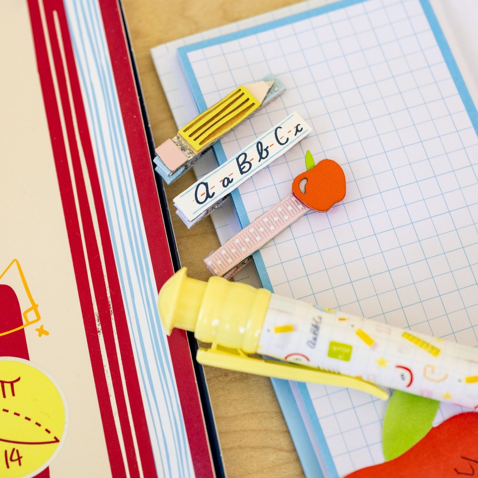 Smarty Pants ABC Hair Bar Clip Set