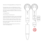 Directions For Changing Battery on Projector Pen