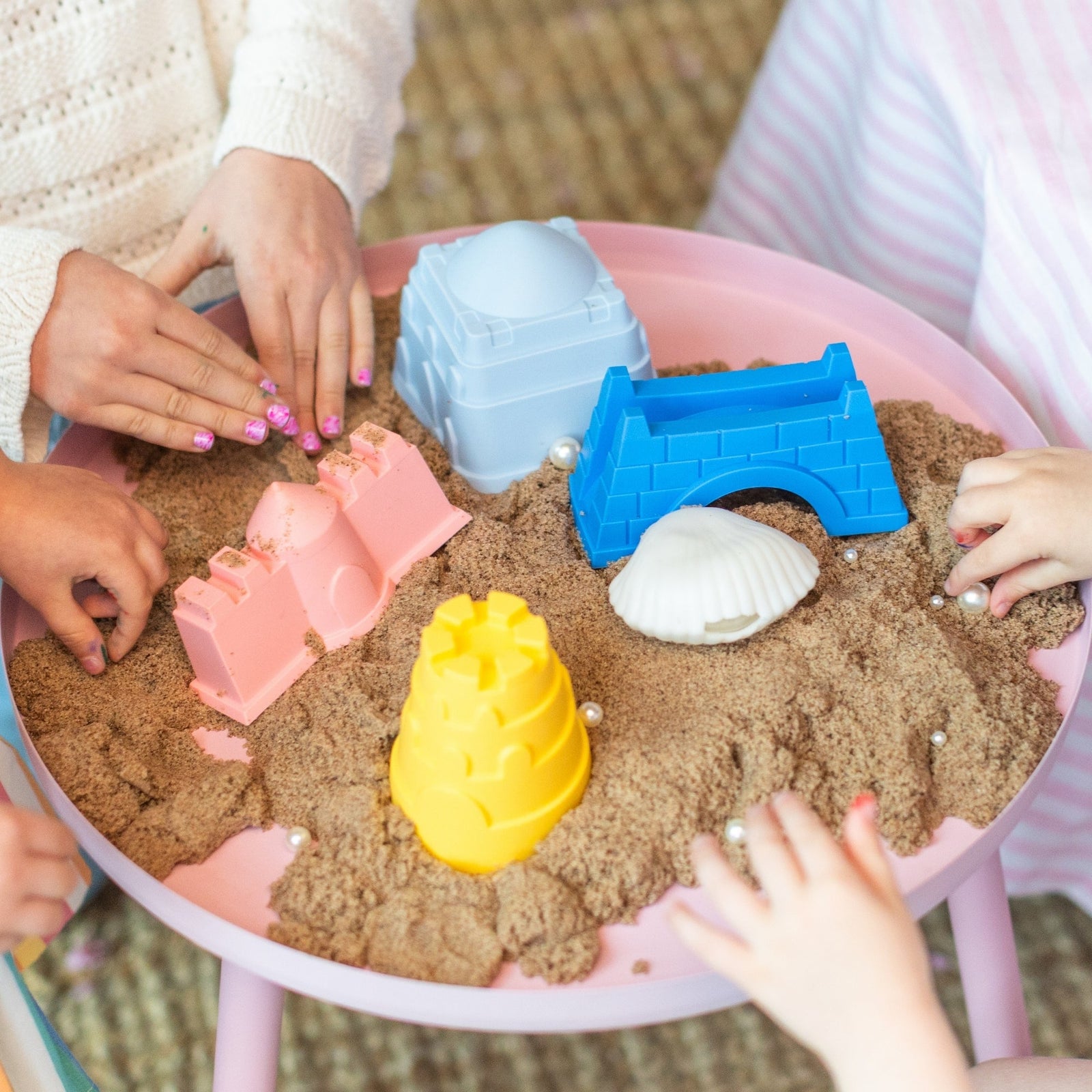 Seaside Pink Silicone Sand Set