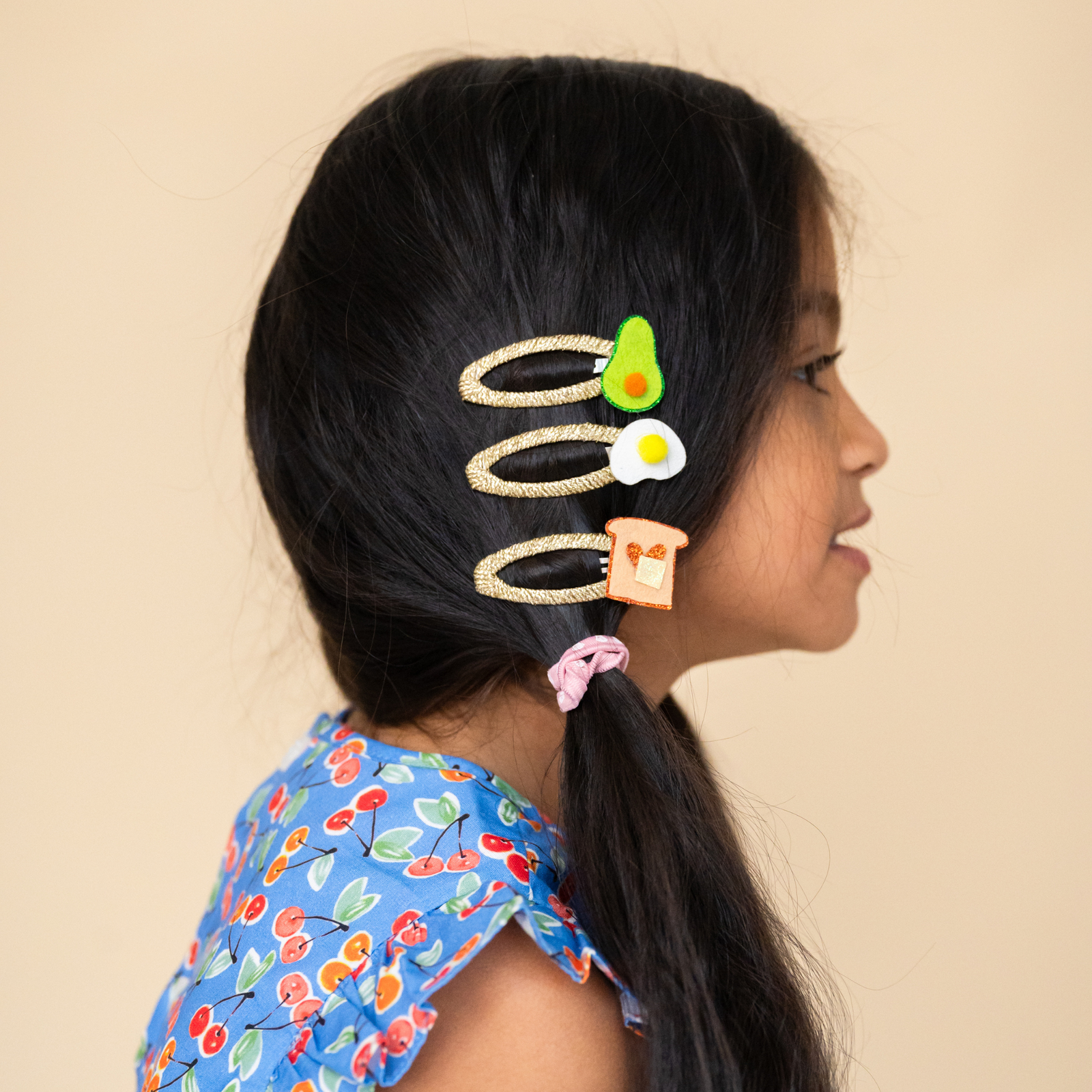 Breakfast Avocado Toast Hair Clip Set, Daydream Society