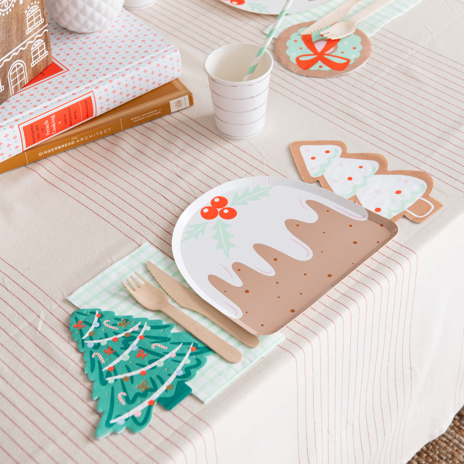 Baking Spirits Bright Christmas Tree Guest Napkins