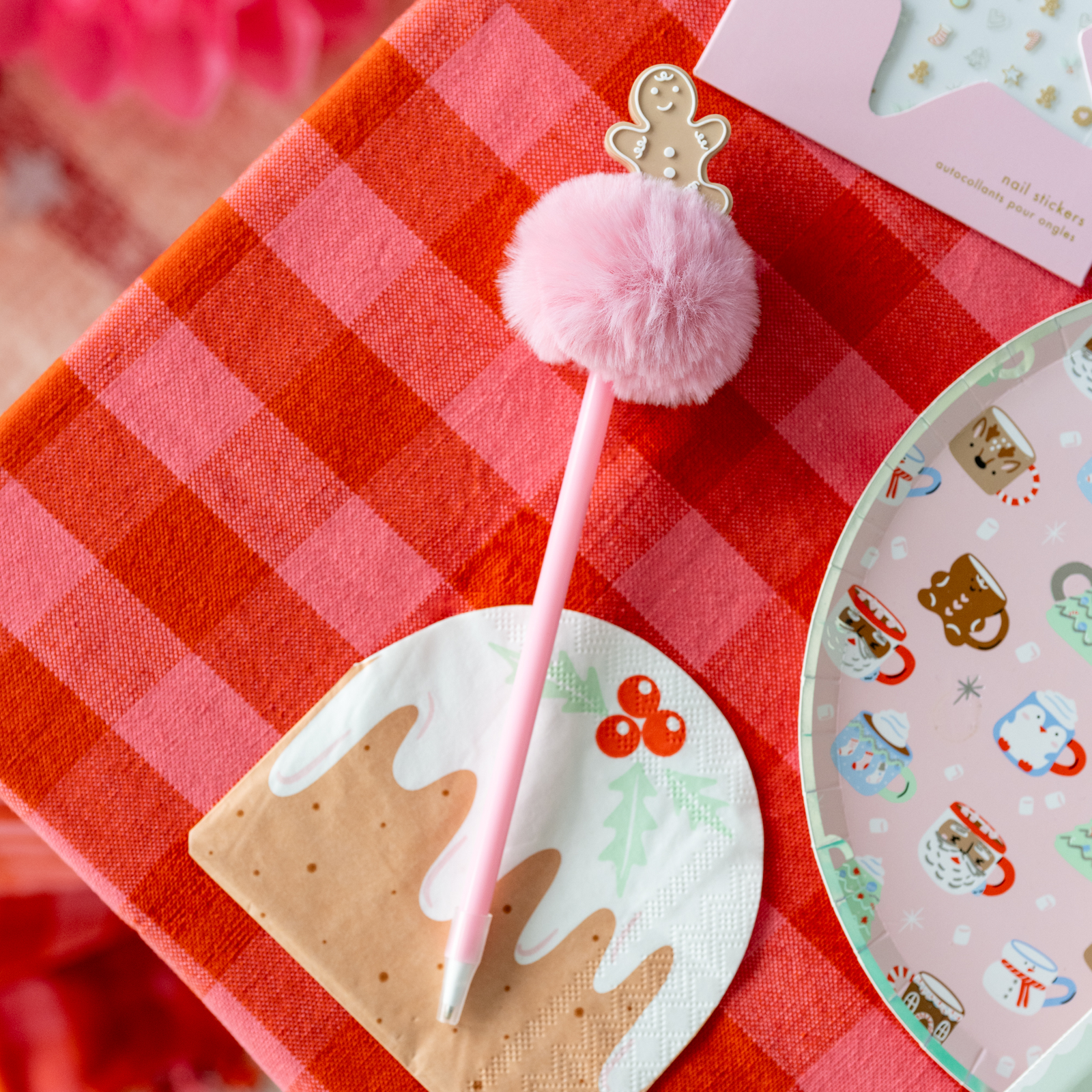 Gingerbread Man Doodler Pen - Choose from 2 Color Options