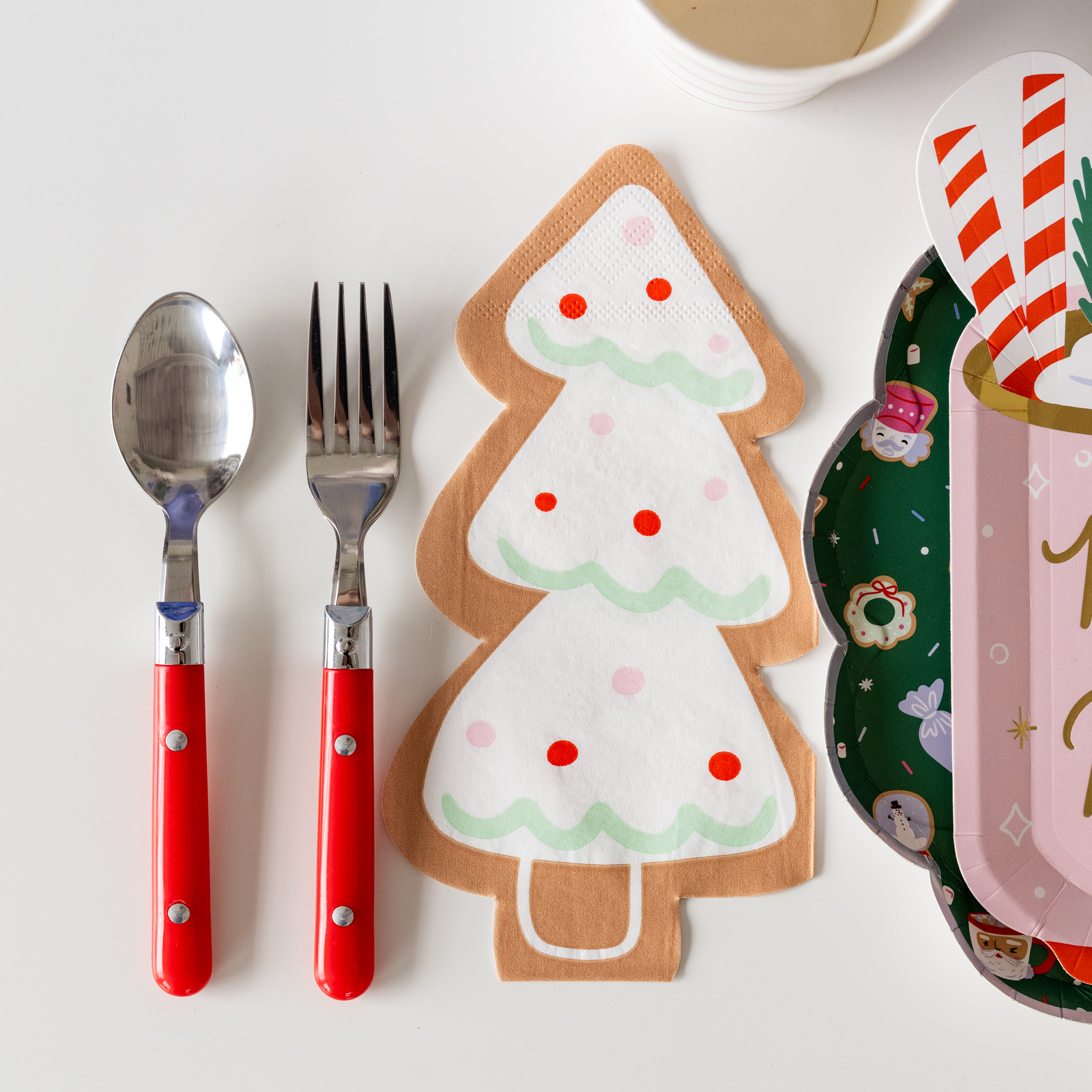 Baking Spirits Bright Tree Cookie Guest Napkins