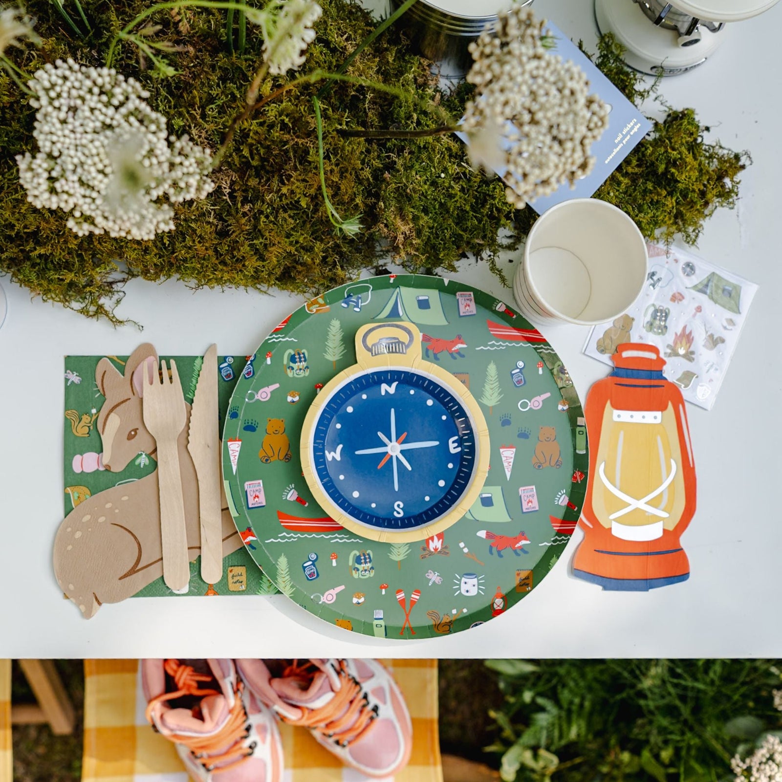 Camp Explorer Compass Small Plates, Daydream Society