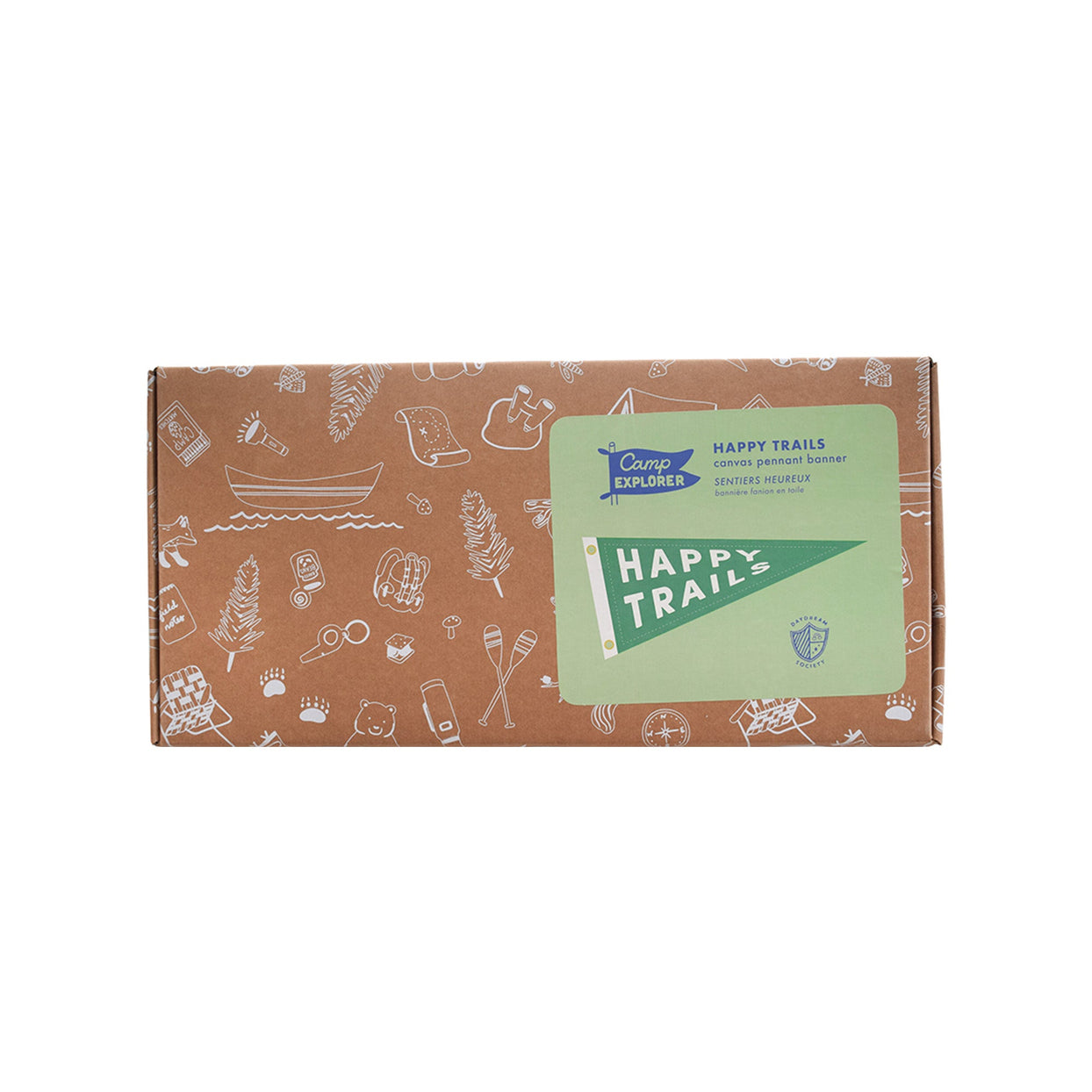Camp Explorer Happy Trails Canvas Pennant, Daydream Society