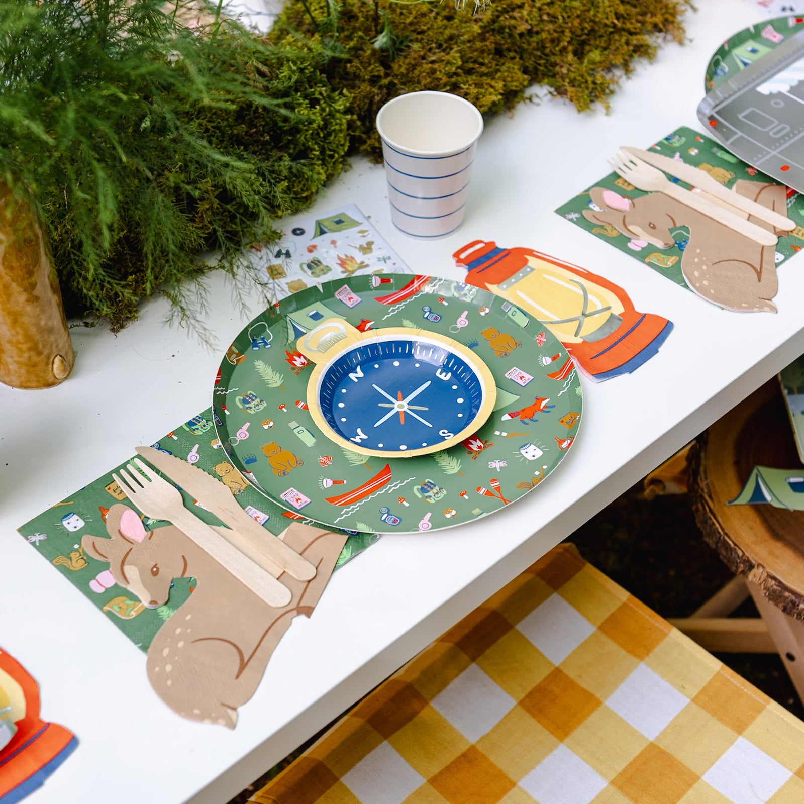 Camp Explorer Happy Trails Canvas Pennant, Daydream Society