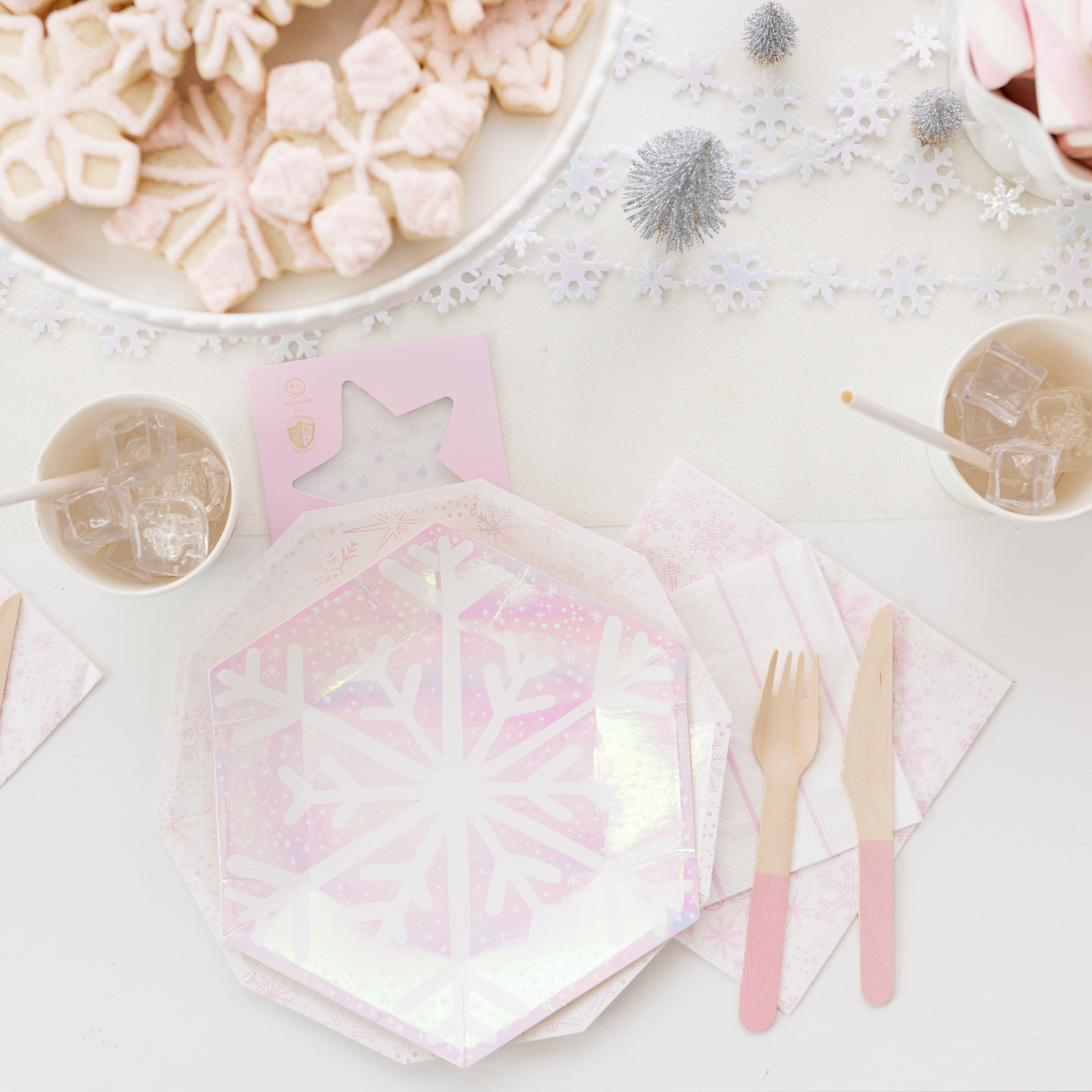 Frosted Large Napkins