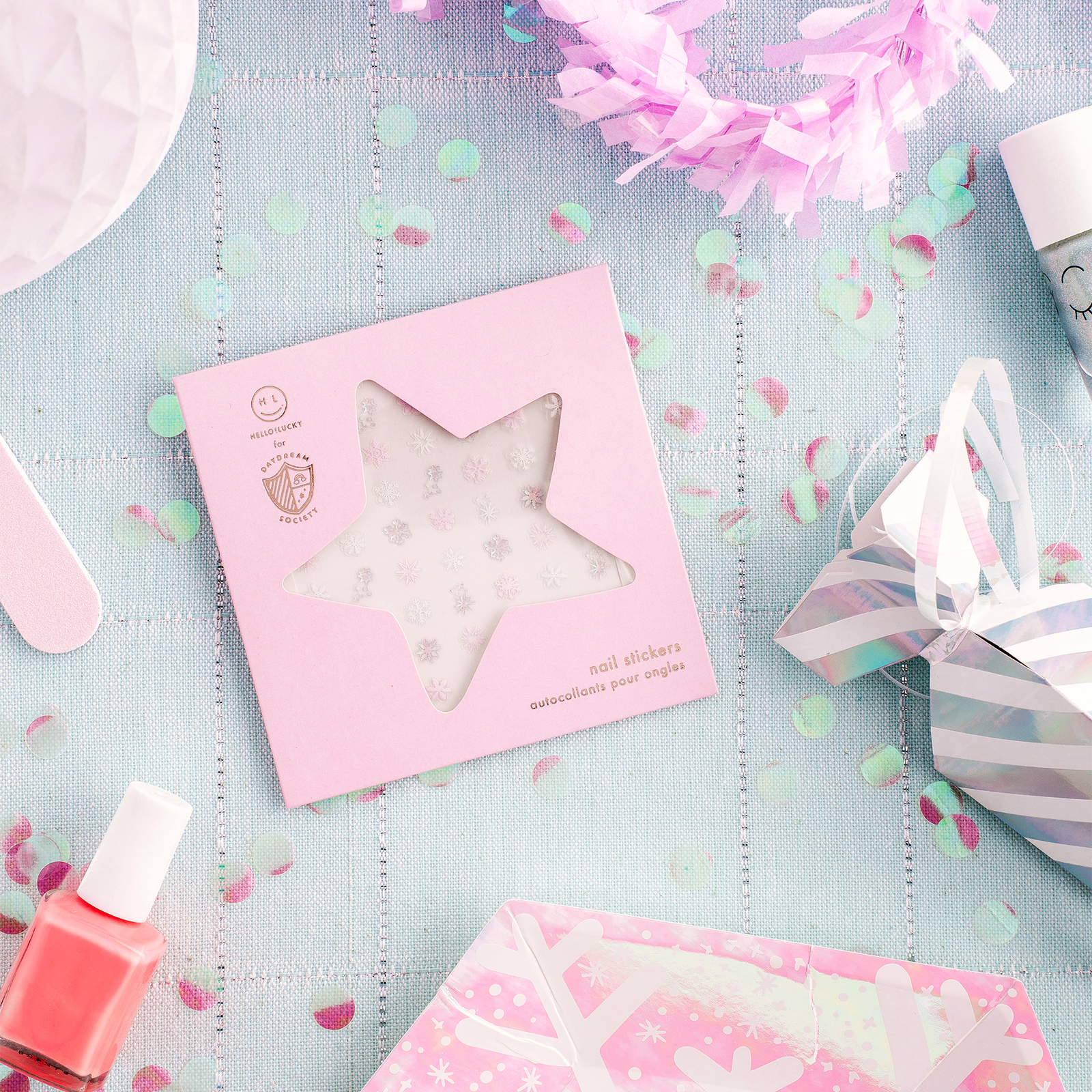 Frosted Nail Stickers