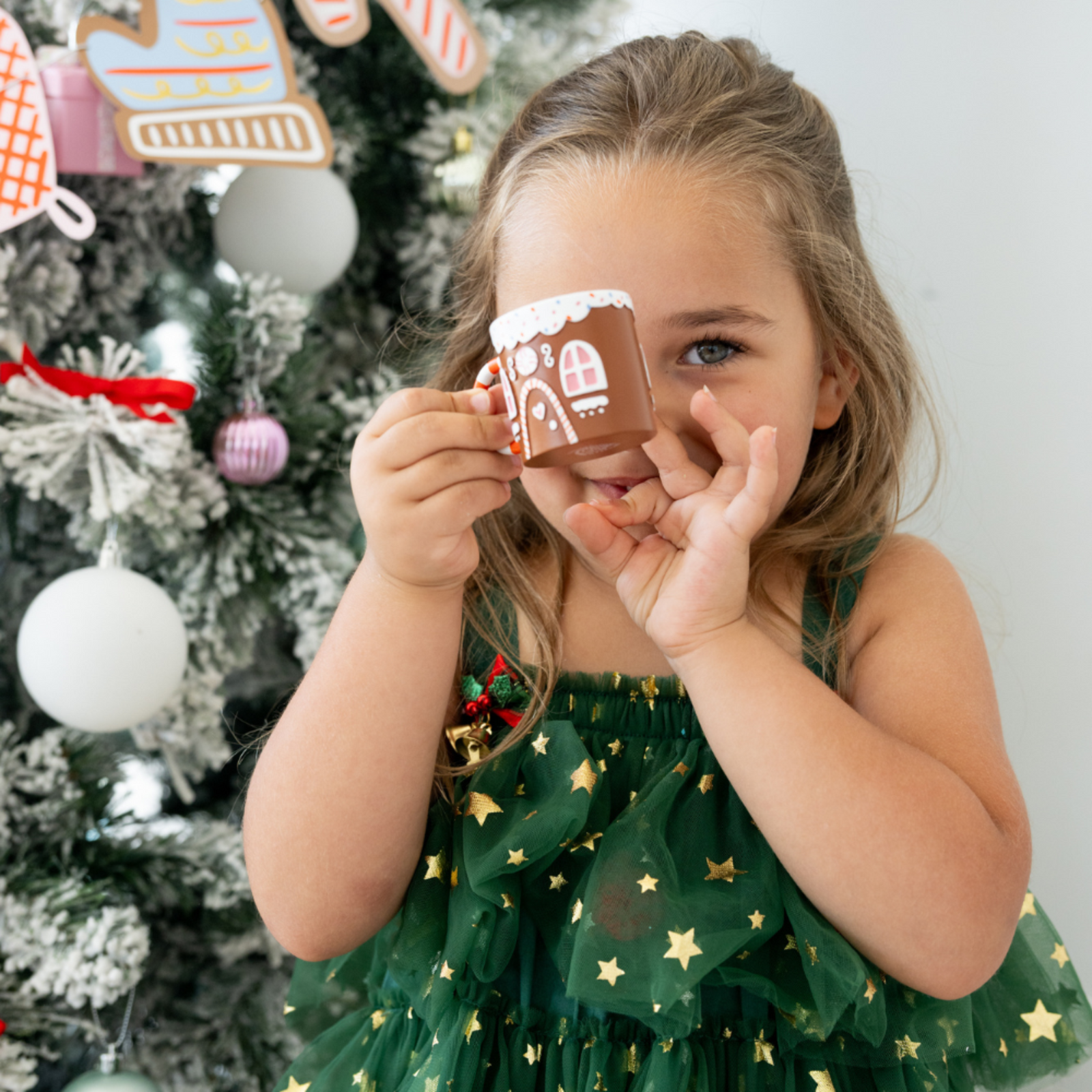 Baking Spirits Bright Gingerbread House Mug Ornament, Daydream Society