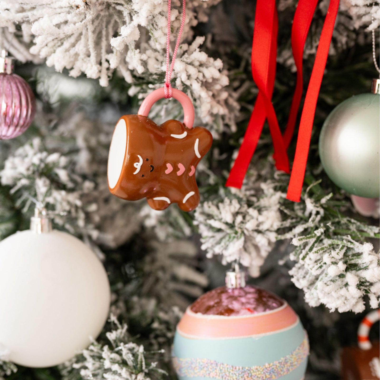 Baking Spirits Bright Gingerbread Man Mug Ornament, Daydream Society