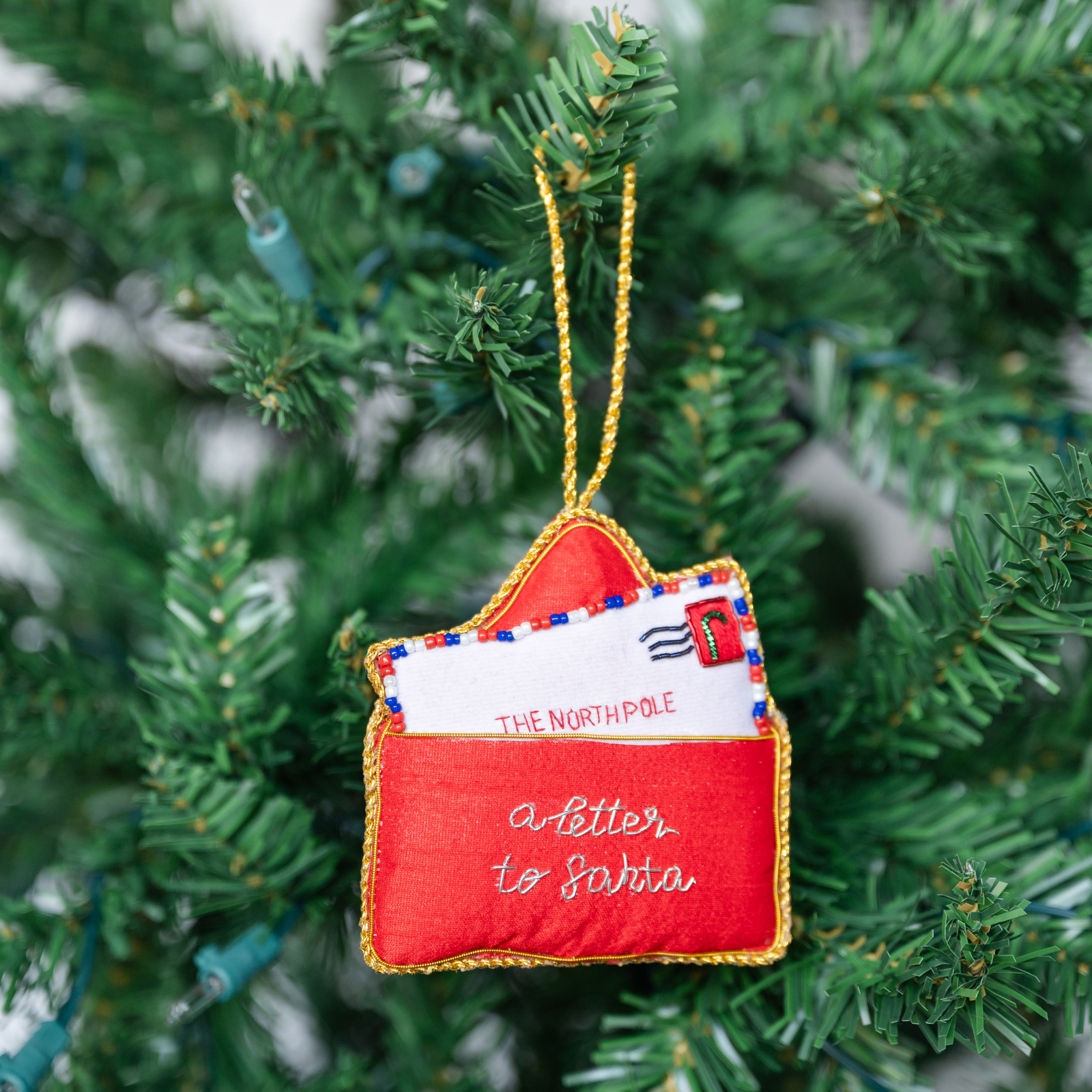 Letters To Santa Christmas Ornament