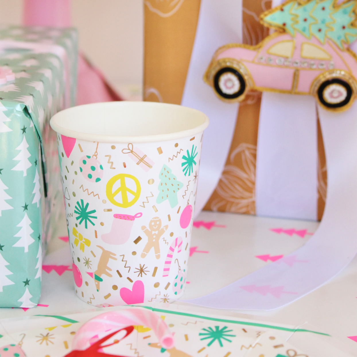 Merry + Bright 9 oz Cups