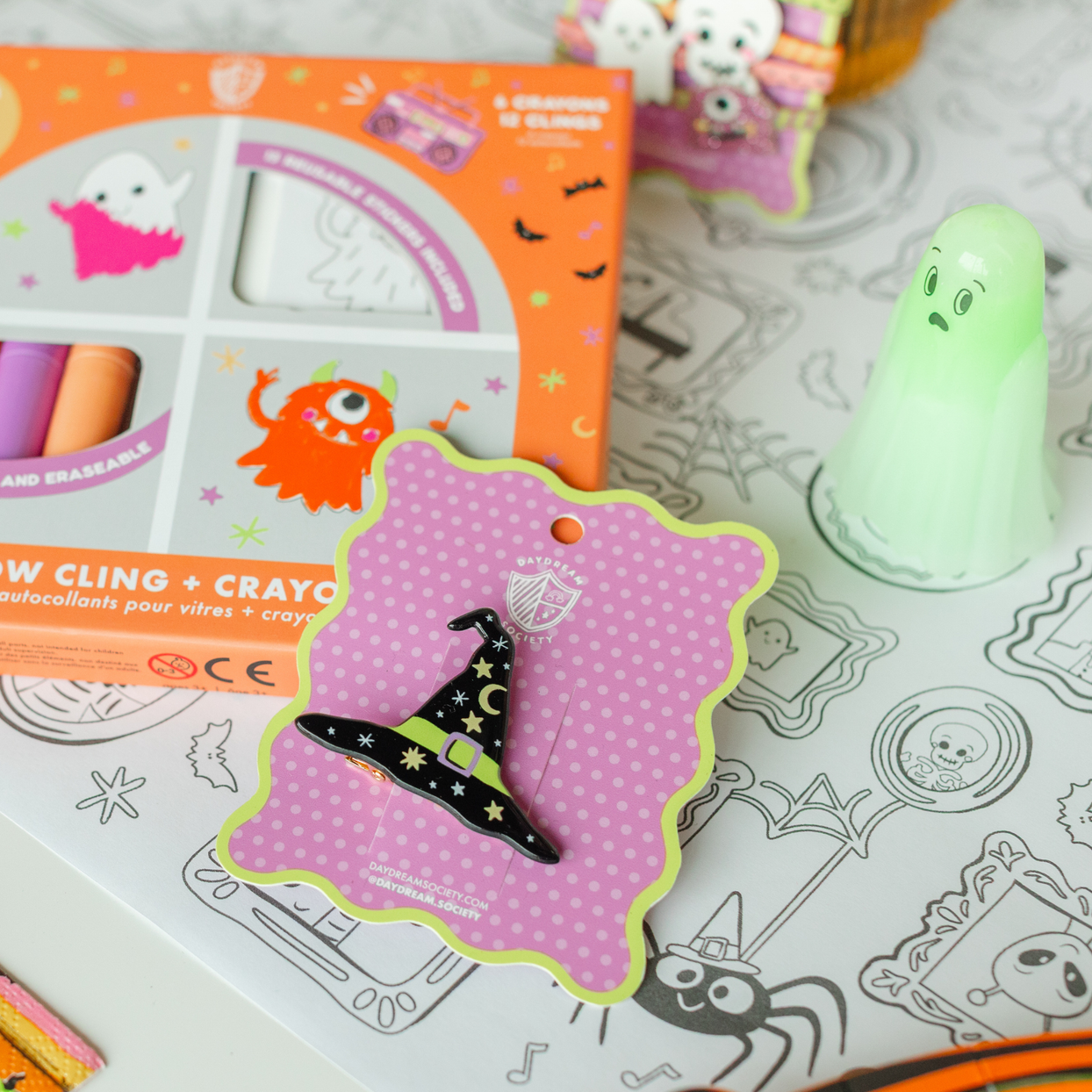 Monster Mash Witch Hat Hair Clip, Daydream Society