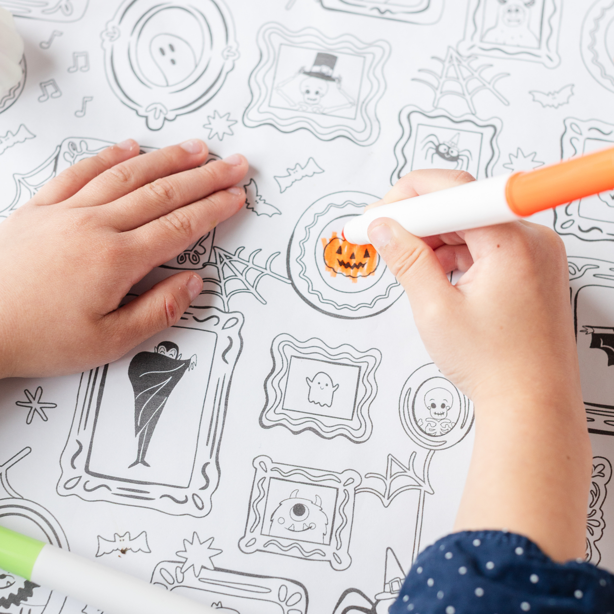 Monster Mash Coloring Roll Table Runner, Daydream Society