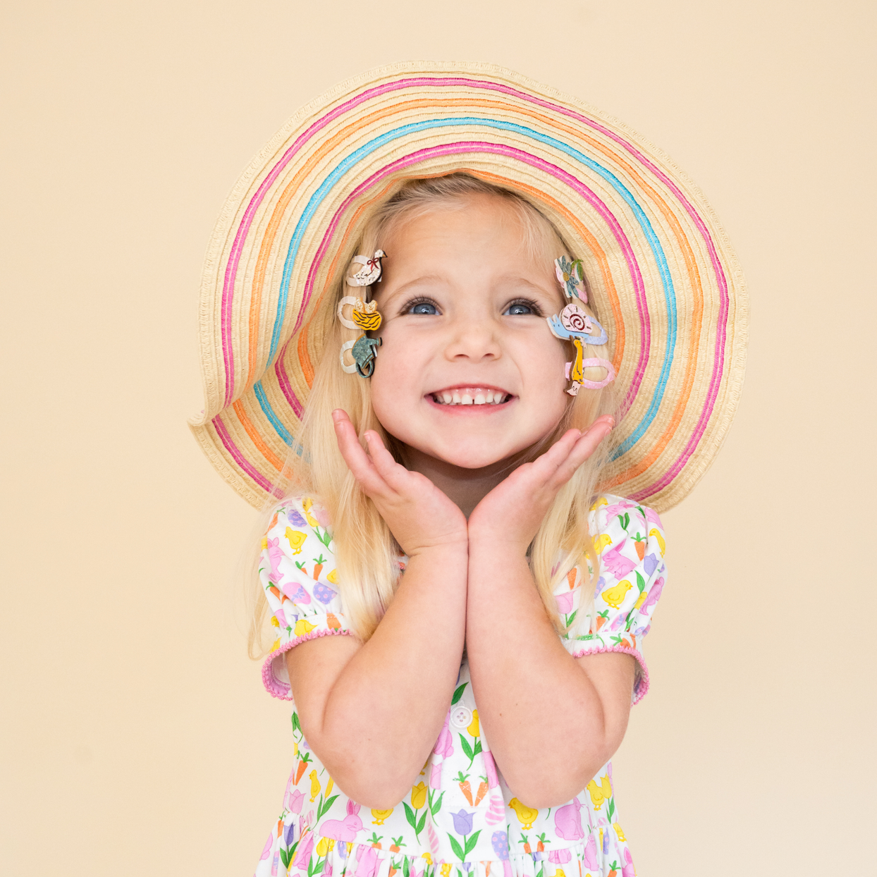 Silly Goose Garden Hair Clip Set, Daydream Society