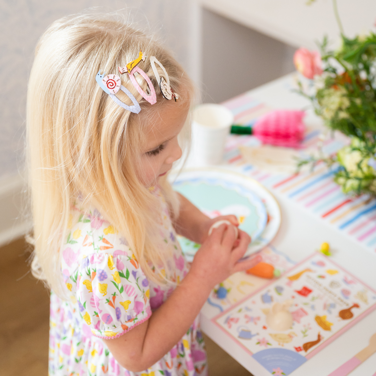 Silly Goose Garden Hair Clip Set, Daydream Society