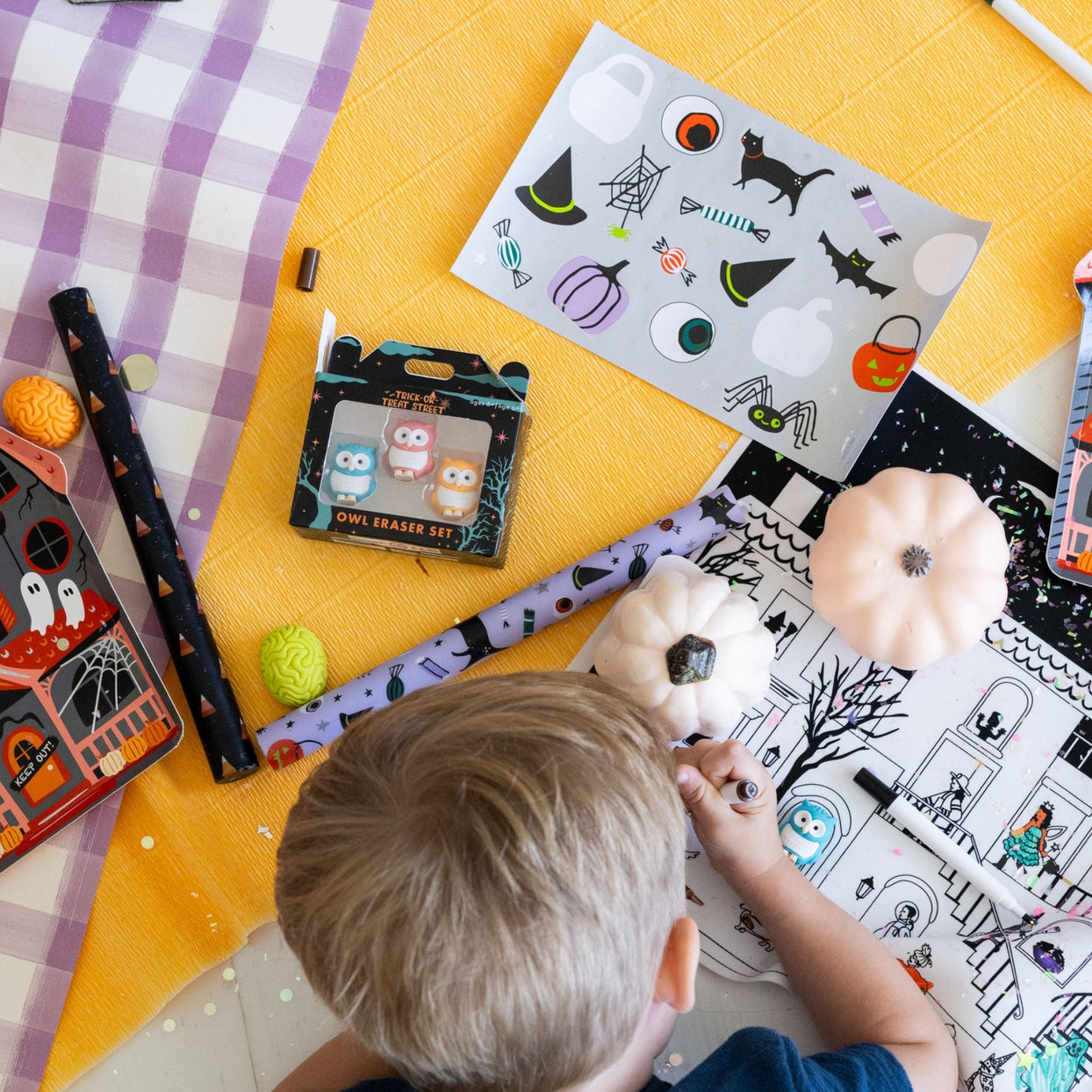 Trick or Treat Street Owl Eraser Set, Daydream Society
