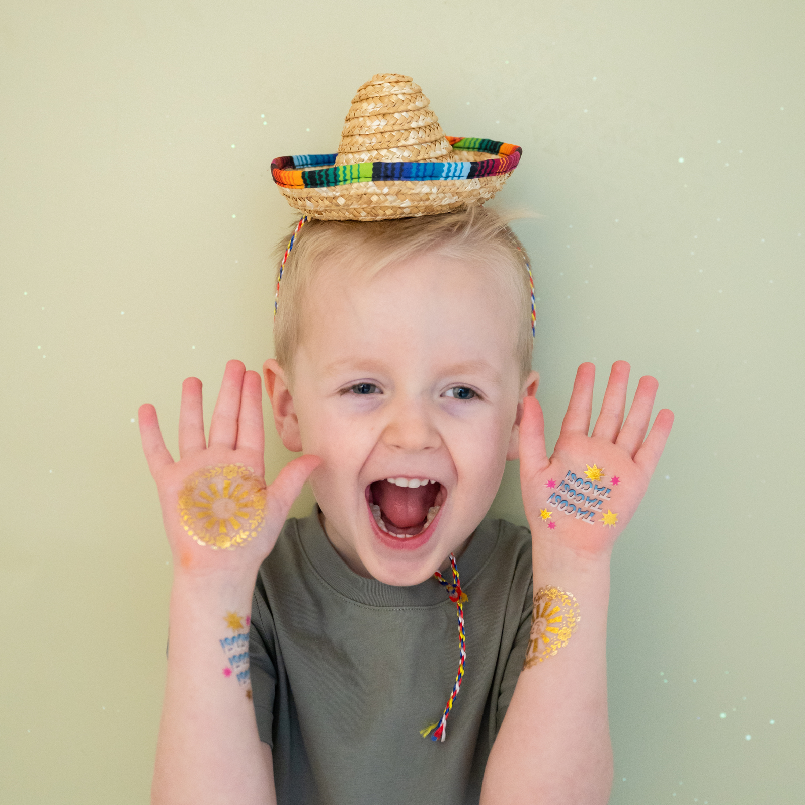 Taco 'Bout A Party Temporary Tattoos, Daydream Society