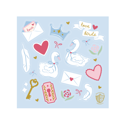 Love Birds Stickers