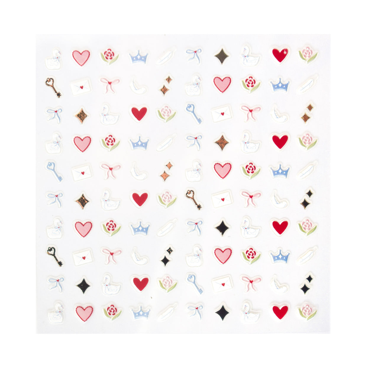 Love Birds Nail Stickers