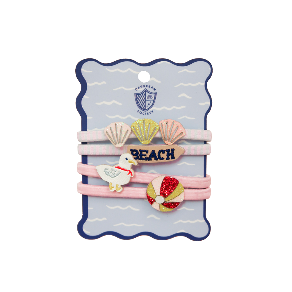 Seaside Embellished Hair Tie Set