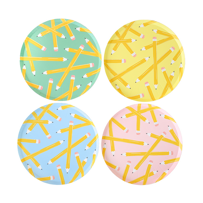 Smarty Pants Pencil Mixed Pack Large Plates
