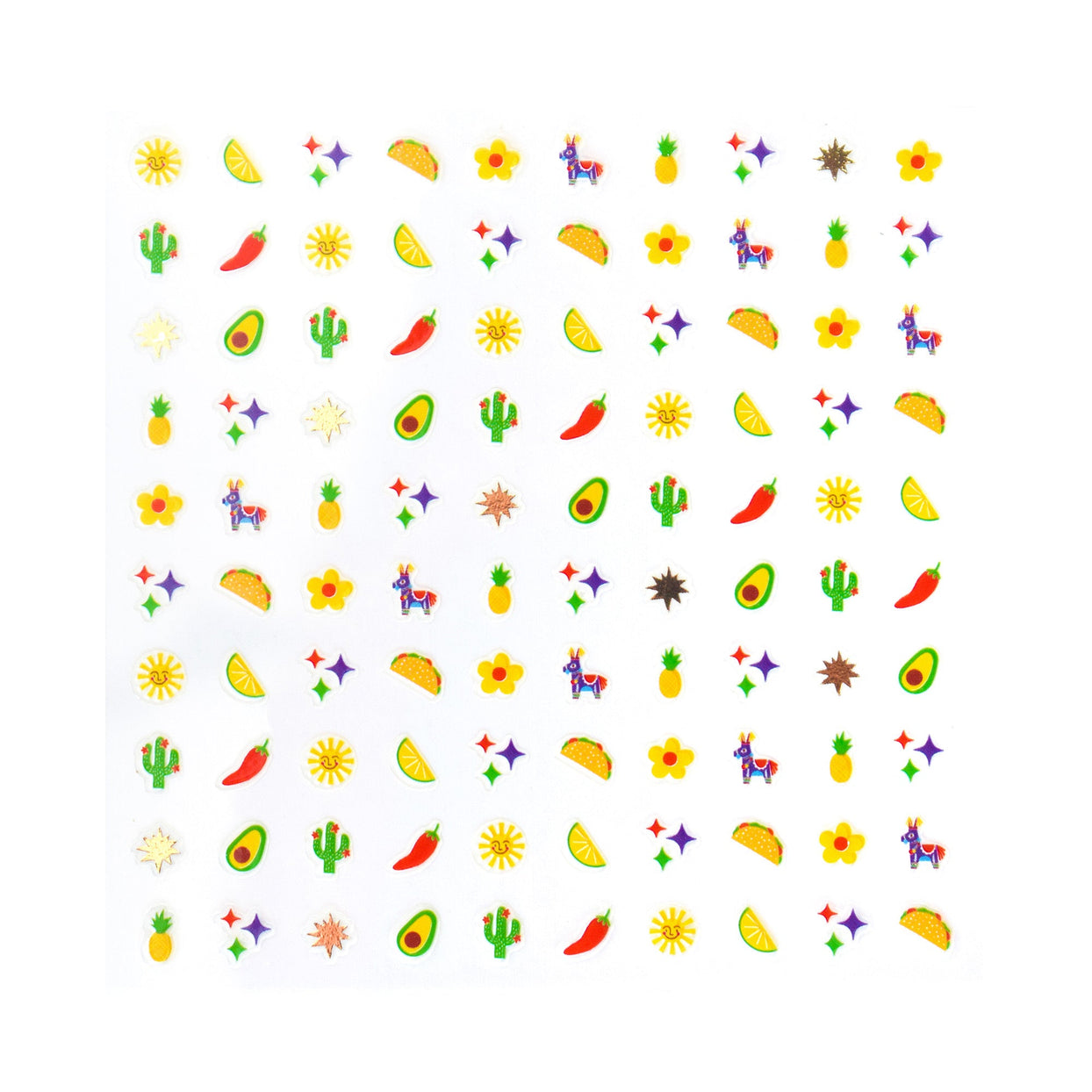 Taco 'Bout A Party Nail Stickers