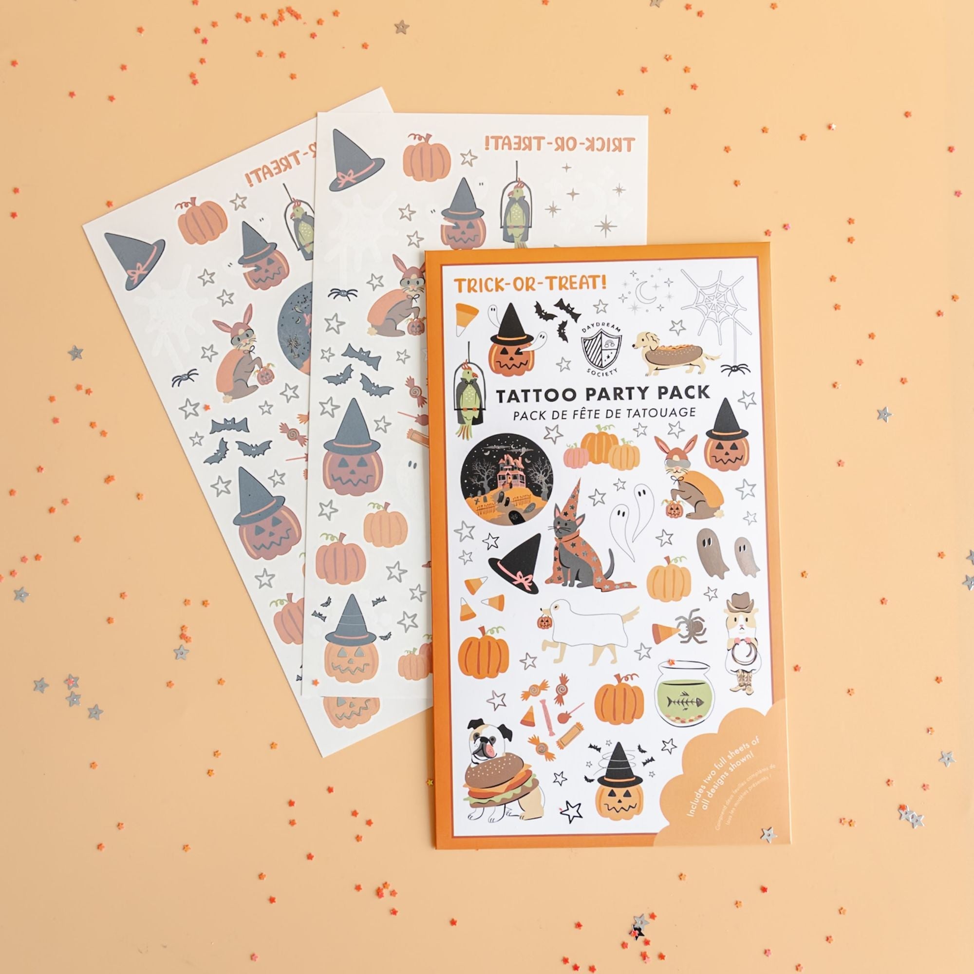 Trick or Treat Street Tattoo Party Pack, Daydream Society