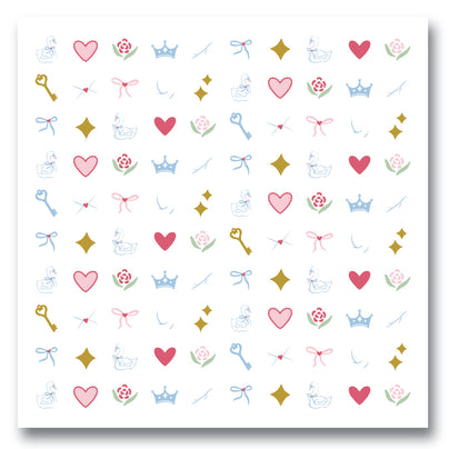 Love Birds Nail Stickers