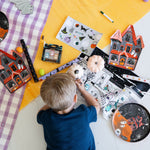 Trick or Treat Street Scene Small Plates, Daydream Society