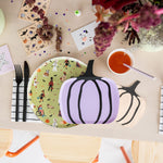 Trick or Treat Street Kids in Costume Large Plates