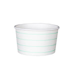 Mint Frenchie Striped Treat Cups