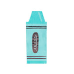 Daydream Society School Days Large Crayon Napkin Blue